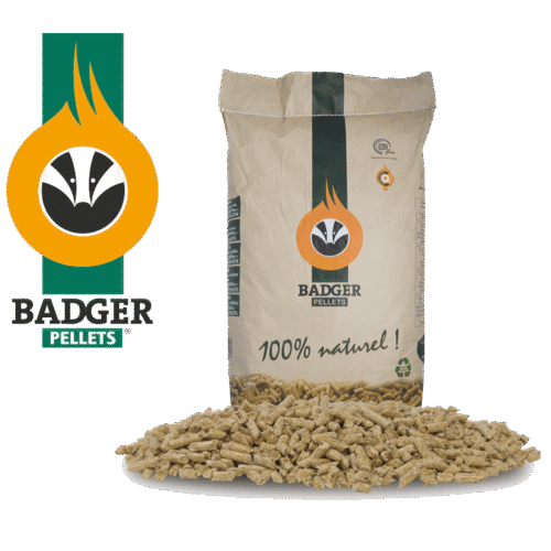 BADGER Pelletpalette – 65 Säcke à 15 kg