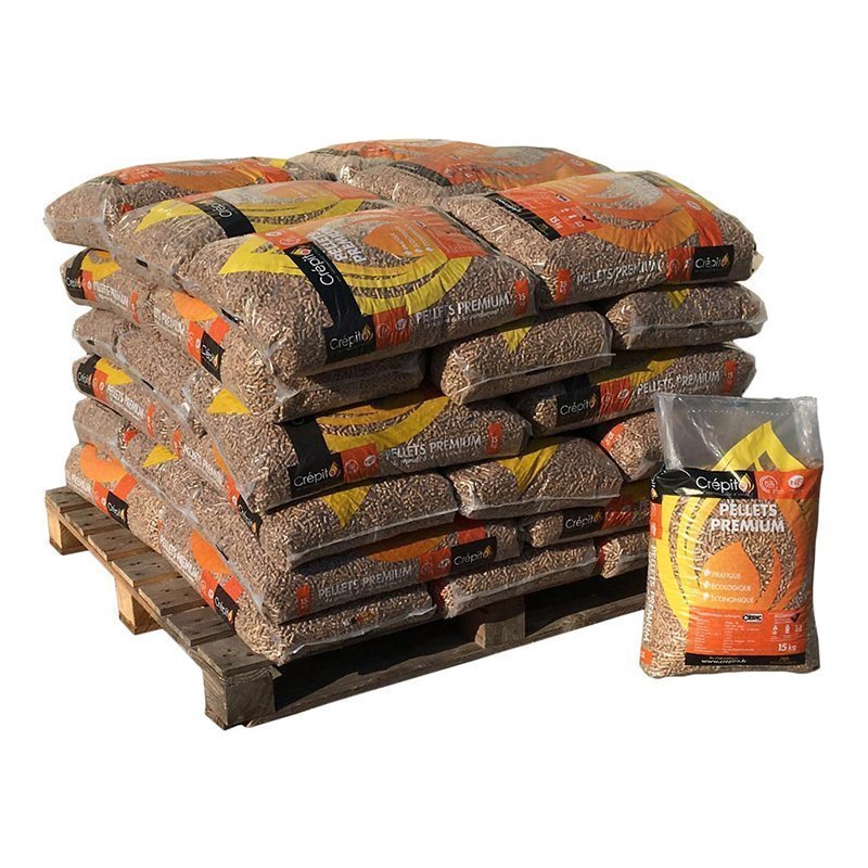 CRÉPITO® – 1/2 Palette Holzpellets (36 Säcke à 15 kg) – Bild 2