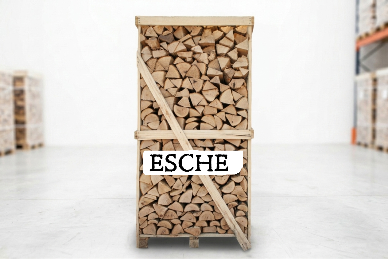 Esche-Brennholz – Palette – 30/33 cm – kammergetrocknet – 2 RM