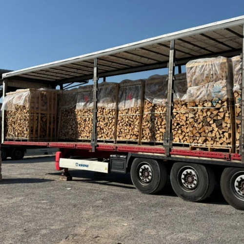 Volle LKW-Ladung Buchenbrennholz (48 Ster) – 50 cm Scheite – H1 G1 Qualität
